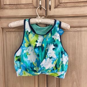Free Country tankini top nwt sz M 8/10